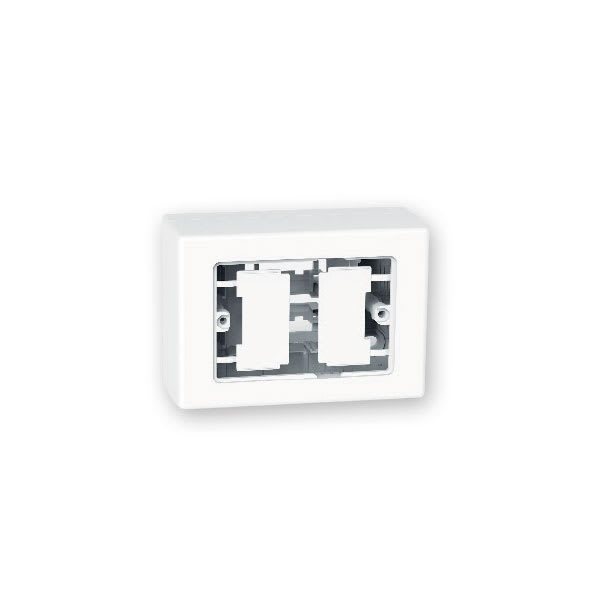 ARNOCANALI - SCATOLA PORTAPPARECCHI 3 MOD BIANCO