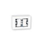 ARNOCANALI - SCATOLA PORTAPPARECCHI 3 MOD BIANCO