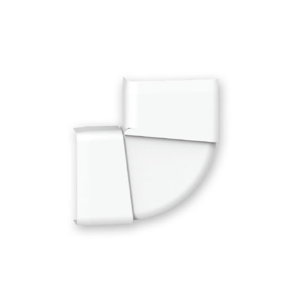 ARNOCANALI - CURVA PIANA SX KB103 BIANCO STW100LV.3