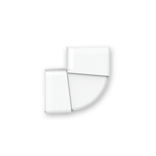 ARNOCANALI - CURVA PIANA SX VARIAB. KB72 BIANCO