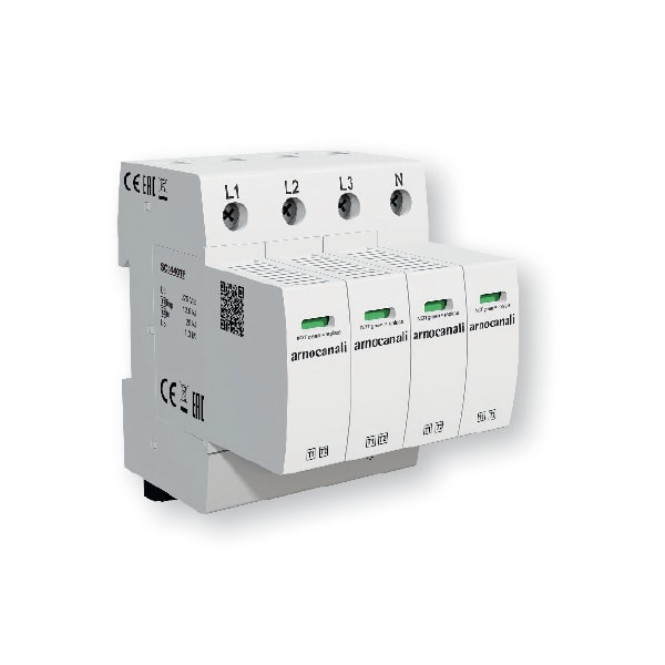 ARNOCANALI - SCARICATORE T1+T2 3+1 POLI CON TLS
