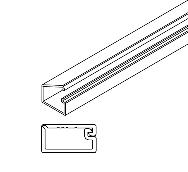 ARNOCANALI - MINICANALE ADESIVO13X7 BIANCO 1,5M KD71.3