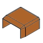 ARNOCANALI - TERMINALE 21X10 LEGNO SCURO KE1022.52