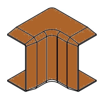 ARNOCANALI - ANGOLO INTERNO 21X10 LEGNO SCURO KI1022.52