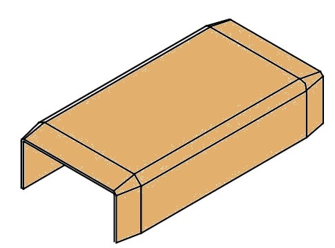 ARNOCANALI - DEVIAZIONE A T 21X10 LEGNO CHIARO KT1022.53