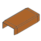 ARNOCANALI - DEVIAZIONE A T 30X18 LEGNO SCURO