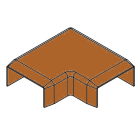 ARNOCANALI - CURVA PIANA 30X18 LEGNO SCURO KW1830.52