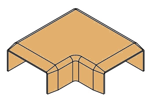 ARNOCANALI - CURVA PIANA 30X18 LEGNO CHIARO