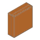 ARNOCANALI - DERIVAZIONE 66X66X31 X LEGNO SCURO SD553.52