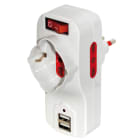 ARTELETA INTERNATIONAL - ADATT.ROTANTE SPINA 16A+2 USB