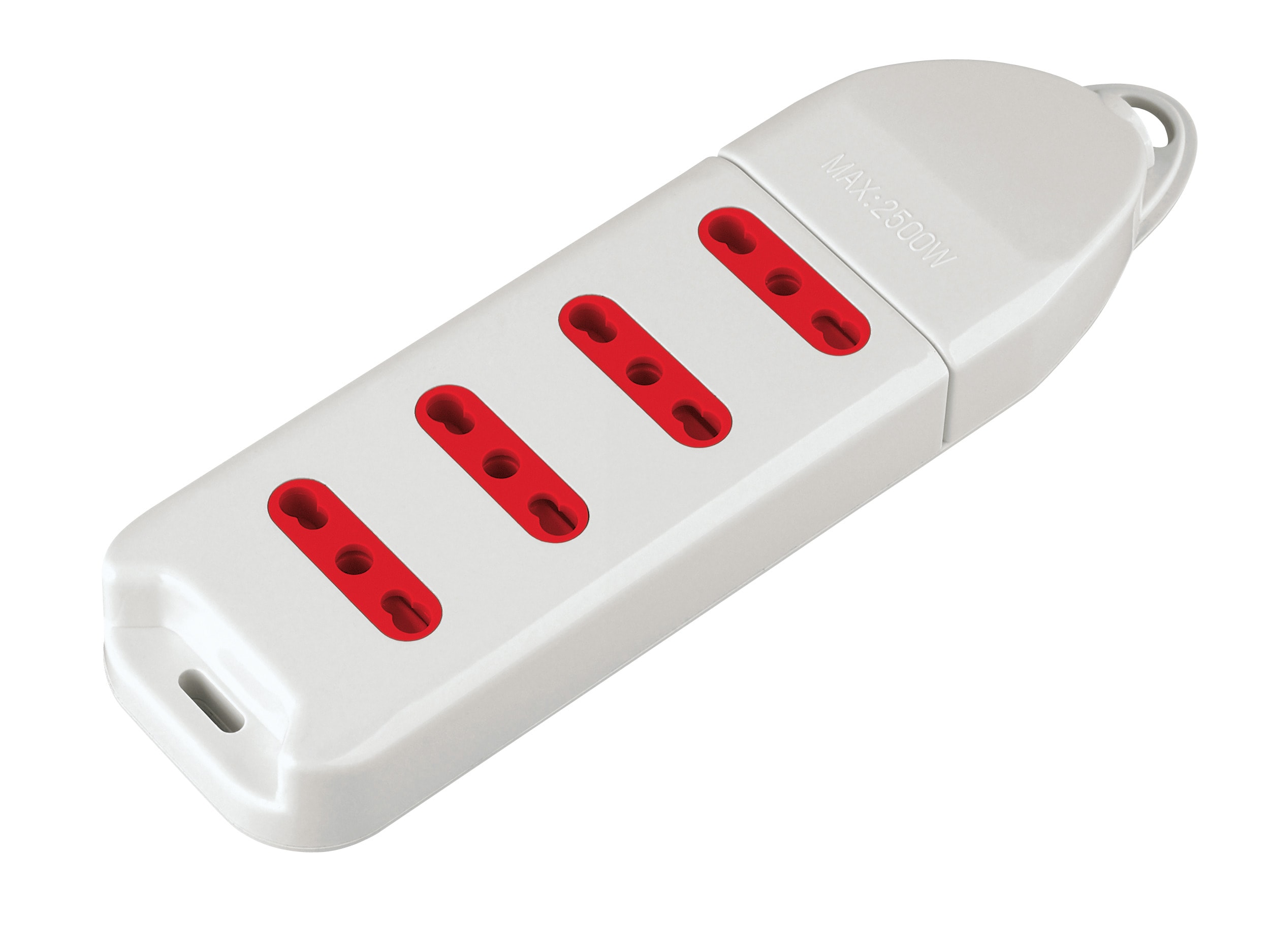 ARTELETA INTERNATIONAL - MULTIP.4 PRESE 10-16A S.CAVO BIANCA RL.2304