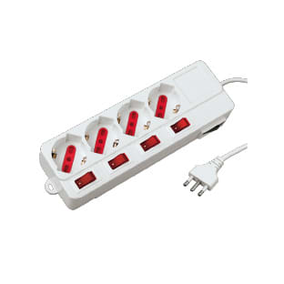 ARTELETA INTERNATIONAL - MULTIPR.SAFE 4 PRESE 10-16A BIANCA