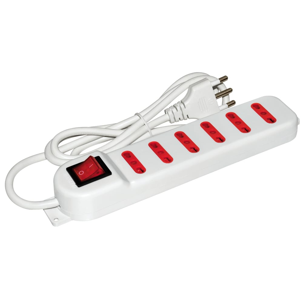 ARTELETA INTERNATIONAL - MULTIPRESA 6 PRESE 10-16A BIANCA