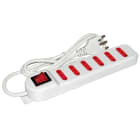 ARTELETA INTERNATIONAL - MULTIPRESA 6 PRESE 10-16A BIANCA RL.3070