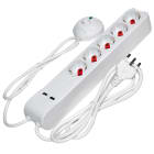 ARTELETA INTERNATIONAL - MULTIPR.5 PRESE+2 USB+INTERRUTTORE
