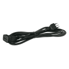 ARTELETA INTERNATIONAL - PROLUNGA LINEARE 10A 5M CAVO NERO RL.510.N