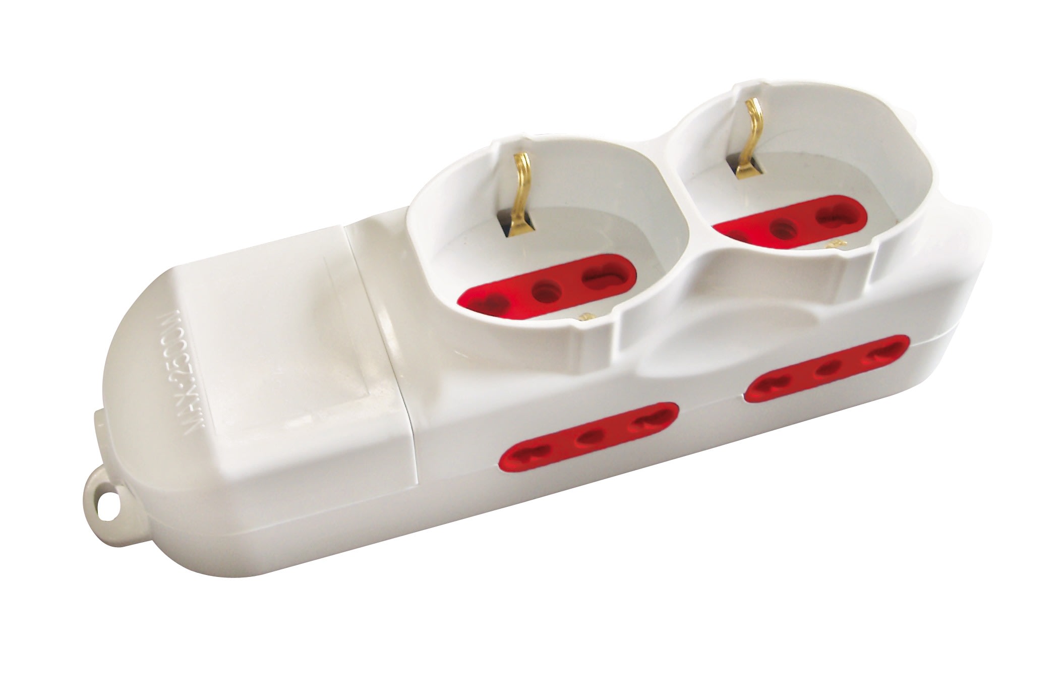 ARTELETA INTERNATIONAL - MULTIPR.2 SCHUKO+4 BIPASSO BIANCA