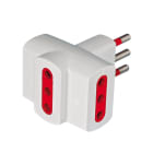 ARTELETA INTERNATIONAL - ADATT.TRIPLO 2P+T 10A 250V BIANCO