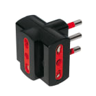 ARTELETA INTERNATIONAL - ADATT.TRIPLO 2P+T 16A 250V NERO
