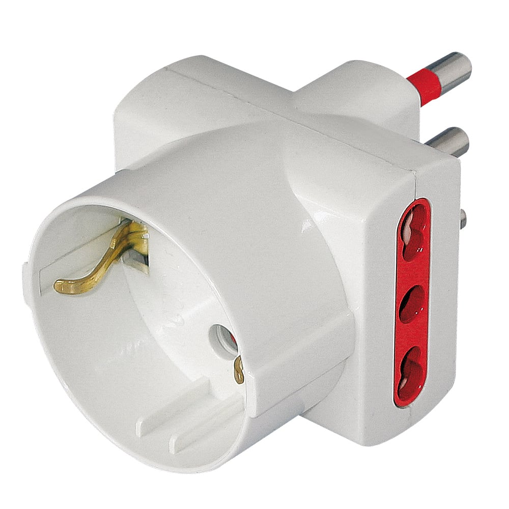 ARTELETA INTERNATIONAL - ADATT.TRIPLO 2P+T 16 10-16A+SCHUKO