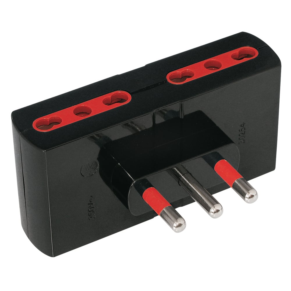 ARTELETA INTERNATIONAL - ADATT.QUADRUPLO 2P+T 16 10-16A NERO