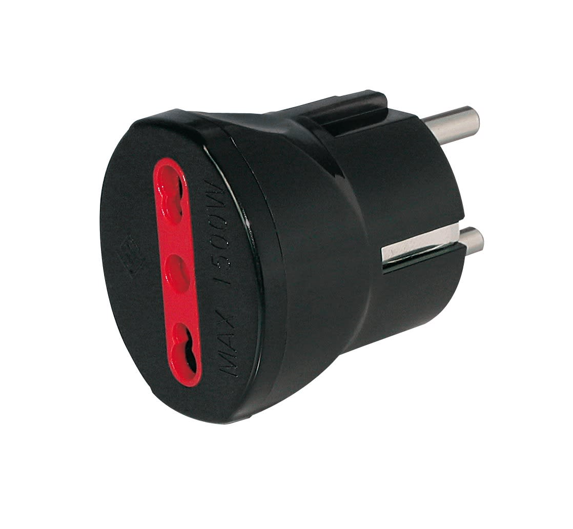 ARTELETA INTERNATIONAL - ADATT.SPINA SCHUKO PRE.10-16A NERO