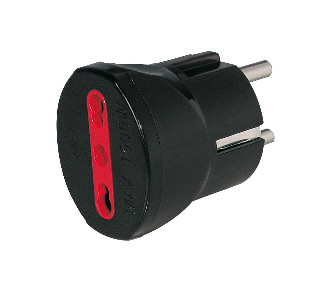 ARTELETA INTERNATIONAL - ADATT.SPINA SCHUKO PRE.10-16A NERO