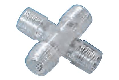 ARTELETA INTERNATIONAL - CONNETTORE A CROCE X TUBO 3VIE CX.37