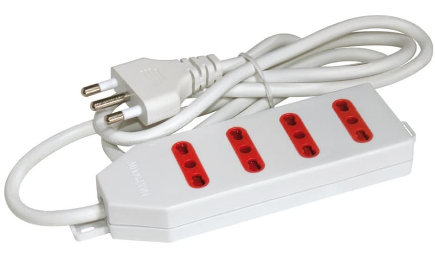 ARTELETA INTERNATIONAL - MULTIPRESA 4 PRESE 10-16A FLAT BIAN RL.1114