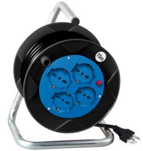 ARTELETA INTERNATIONAL - AVVOLGICAVO 15M 4 PRESE UNIV. RL.5