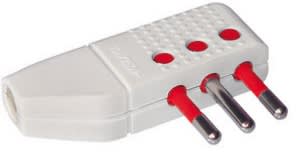 ARTELETA INTERNATIONAL - SPINA REVERSIBILE 2P+T 10A BIANCA RL.9113.B