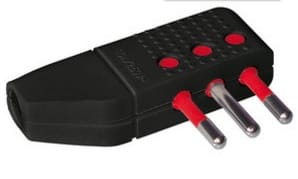 ARTELETA INTERNATIONAL - SPINA REVERSIBILE 2P+T 10A NERA RL.9113.N