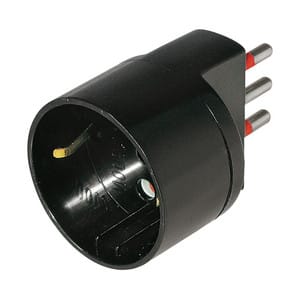 ARTELETA INTERNATIONAL - ADATT.SCHUKO 2P+T 10A 250V NERO