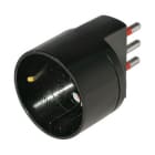ARTELETA INTERNATIONAL - ADATT.SCHUKO 2P+T 10A 250V NERO