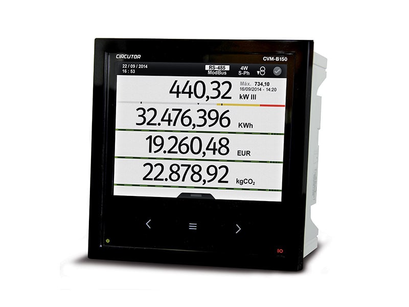 ASITA - ANALIZZ.GRAF.RETE 144X144 + RS485 X MC E