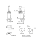 ASITA - INTERRUTTORE UNIPOL. 16A ON-OFF FAST-ON 8011-FS