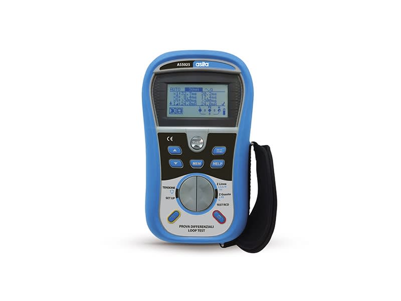 ASITA - PROVA DIFFERENZIALI-LOOP TESTER CON MEMO AS5025
