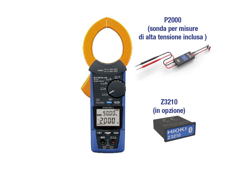 ASITA - PINZA 2000A AC/DC, CM4373-50+SONDA P2000