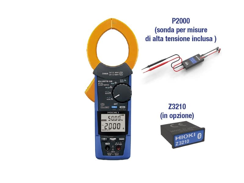 ASITA - PINZA 2000A AC/DC, CM4373-50+SONDA P2000