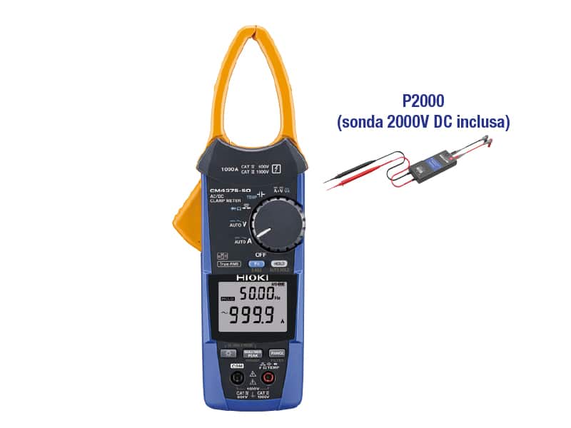 ASITA - PINZA 1000A AC/DC, CM4375-50+SONDA P2000
