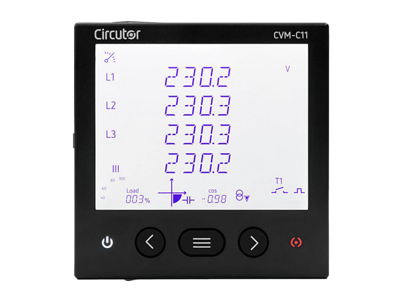 ASITA - ANALIZZATORE DI RETE DA QUADRO 96X96 X T CVM/C11
