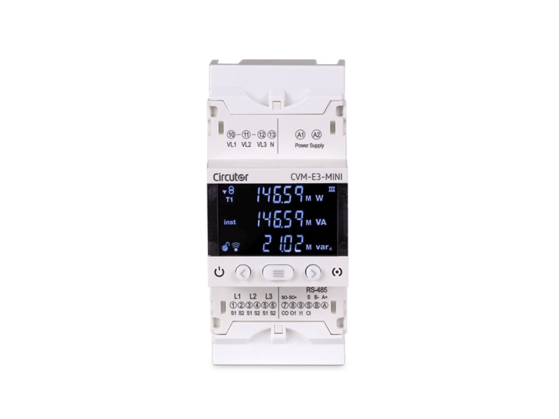 ASITA - ANALIZZATORE DI RETE DIN CON WIFI-LAN-BT