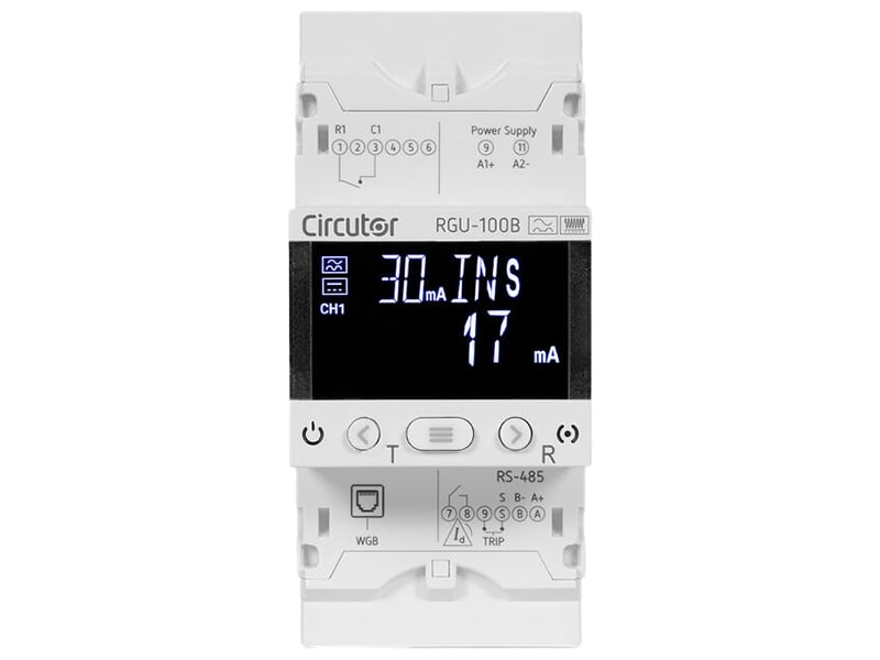 ASITA - RELE' PROTEZ. DIFF.(A) CON DISPLAY E RS4 RGU100A
