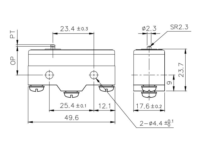 ASITA - MICROINTERRUTTORE A VITE TM1401