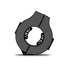 ASITA - TRASFORM.AMPEROM. TOROIDE APRIBILE 2000/ TQR10-2000/5A