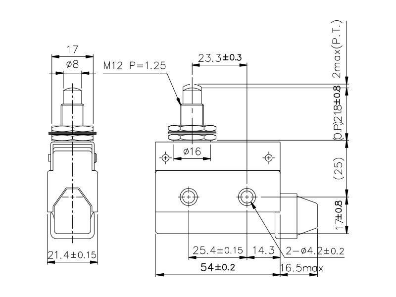 ASITA - INTERRUTTORE FINE CORSA TZ7311