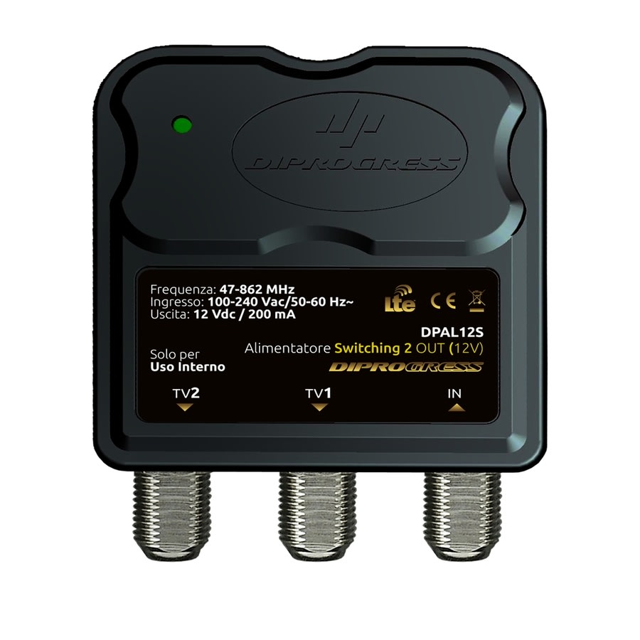 AURIGA - ALIMENTATORE LIN 12V-200MA, 2OUT,CONN F