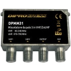 AURIGA - MISCELATORE 3IN 1VHF+2XUHF OUTDOOR-PALO