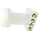 AURIGA - LNB QUAD DIPROGRESS LSHAPE4 OUT 40MM