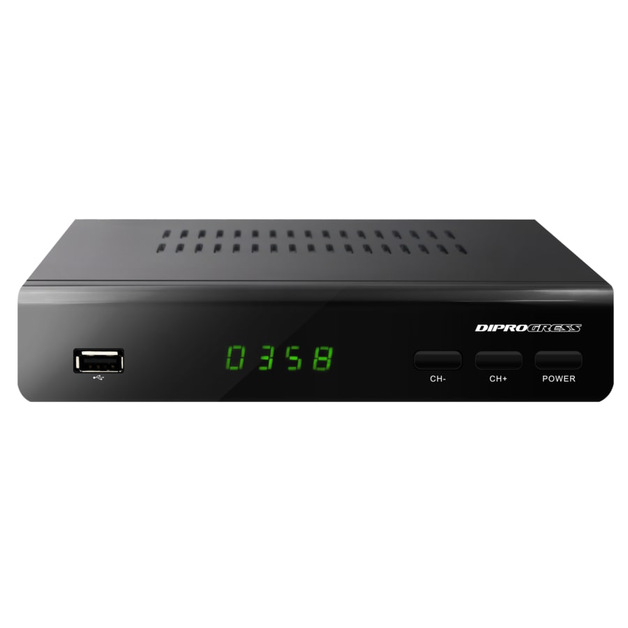 AURIGA - DECODER T2 HEVC H265-12V - RCU 2IN1